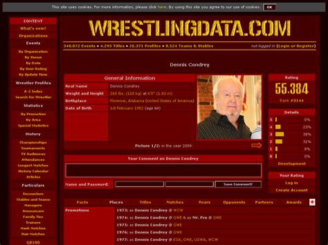 wrestling database|www.wrestlingdata.com.